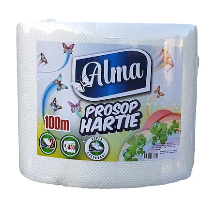 Prosop Hartie Alma 100 m - Rola